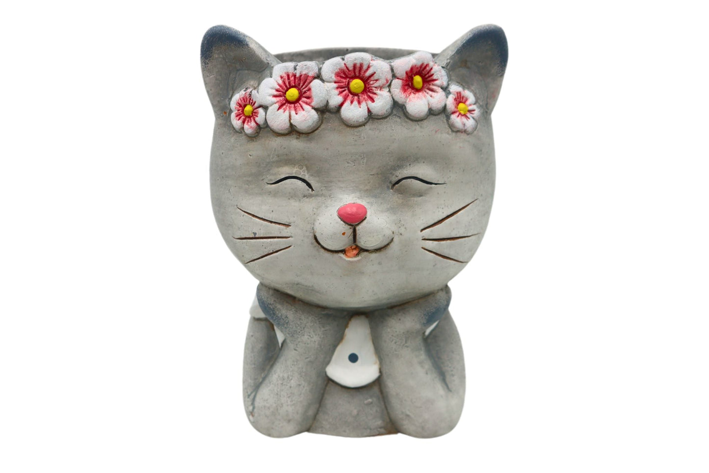 MGO Planter Cat 11.2x11x16cm