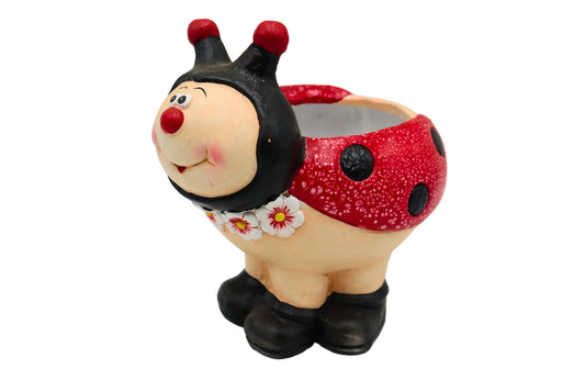 MGO Planter Ladybug SM 17.3x13.4x18.2cm