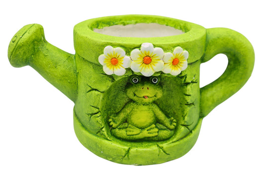 MGO Pot Planter Watering Can Frog 36.6x21.8x17.4cm 1941g
