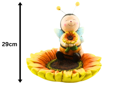 MGO Bee Birdfeeder Sunflower 29cm