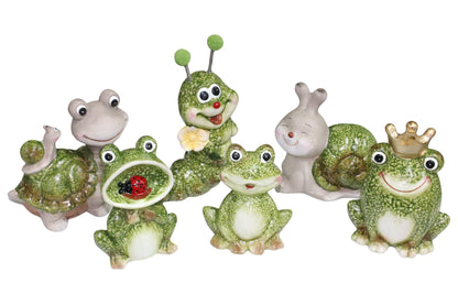 Terracotta Animals 13cm 6 Asstd PDQ