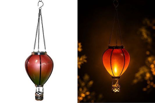 Solar Hot Air Balloon Lantern 48x14cm
