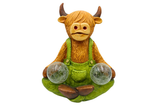 MGO Solar Highland Cattle 31.5x22x39.5cm 3575g