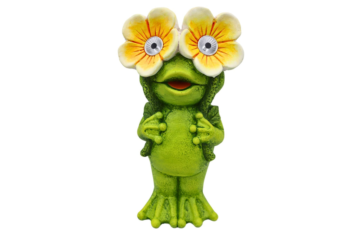MGO Decor Statue Solar Frog 21.2x16.7x41.2cm 2282g
