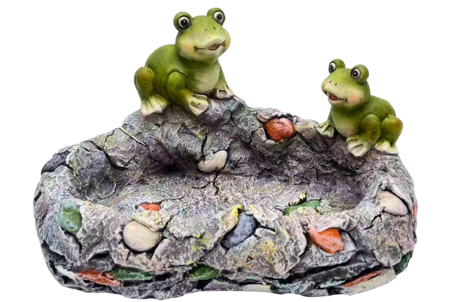 MGO Bird Feeder Frog 34x19.7cm