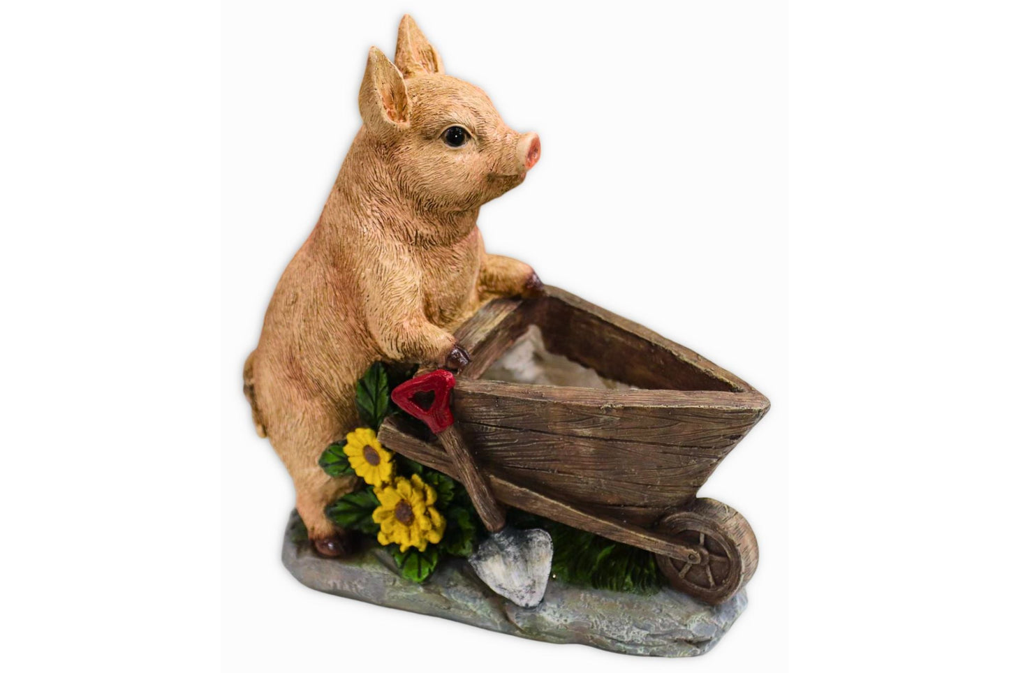 Resin Flowerpot Pig 25x24x23cm