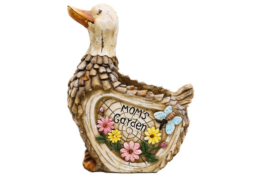 Resin Flowerpot Duck 43x31x10cm