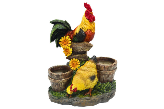 Resin Chicken Planter 30cm