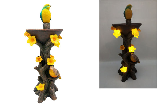 Resin Solar Birdfeeder 41cm