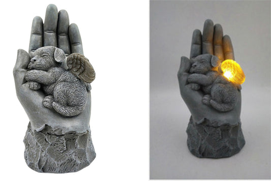 Resin Solar Dog 19cm