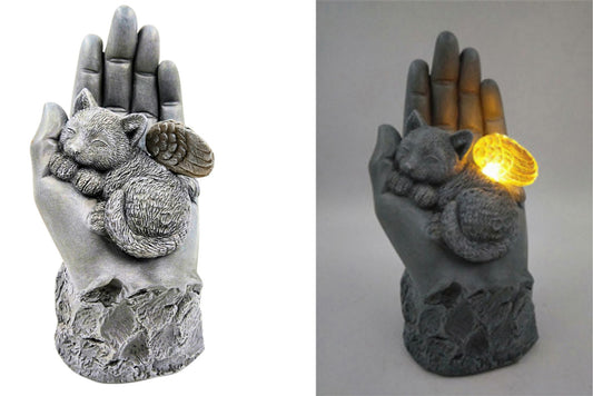 Resin Solar Cat 19cm