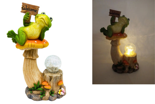 Resin Solar Frog 24cm