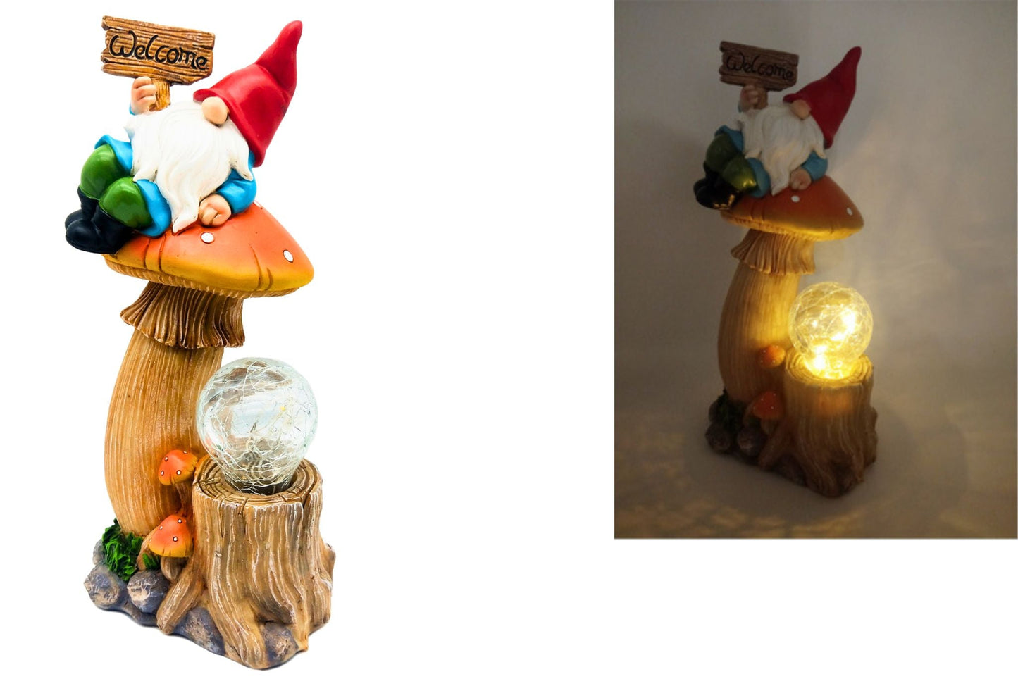 Resin Solar Gnome 21cm