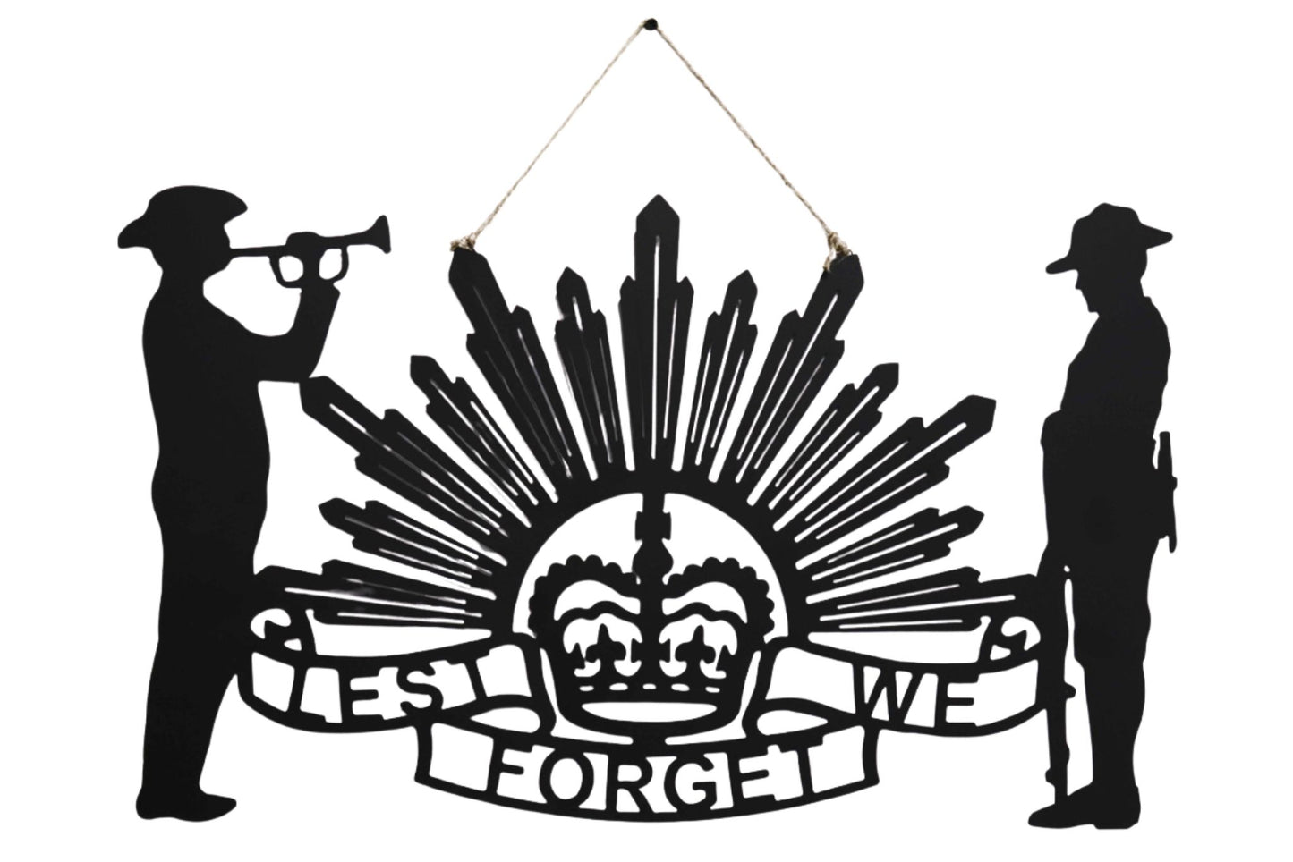 Anzac Wall Art Shield 60x35cm