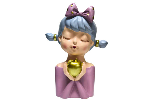 Sylvia Pink Planter Apple 23x17x9cm