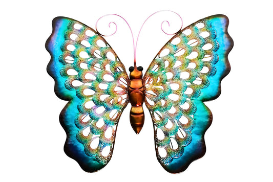 Metal Wall Art Butterfly 50x45cm