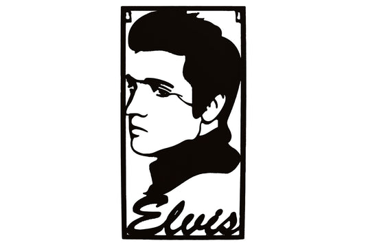 Metal Wall Art Elvis 50x26.5cm