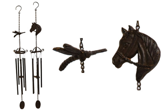 Metal Heavy Duty Wind Chime 91cm 2 Asstd