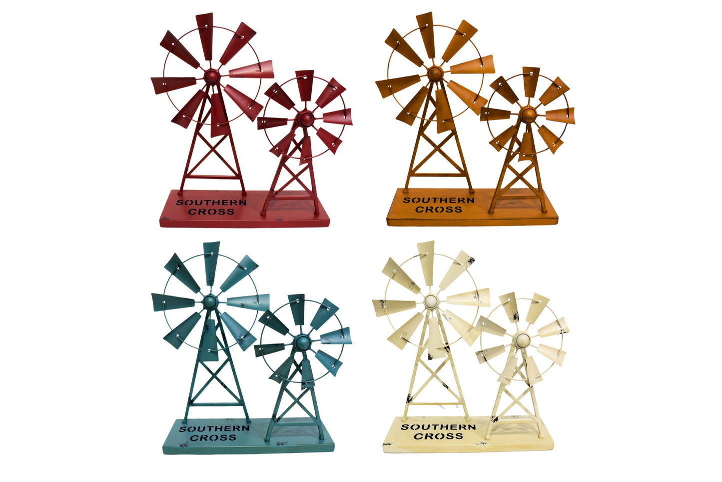 Table Top Dual Windmill 30cm + 20cm 4 Asstd