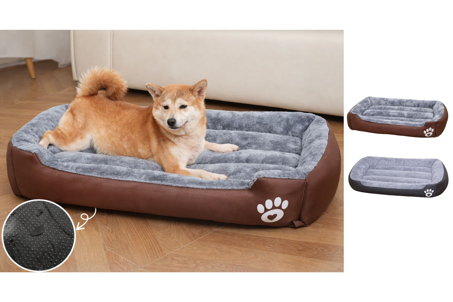 Soft Suede & Nylon Outer Wall 80x65x17cm 2 Asstd