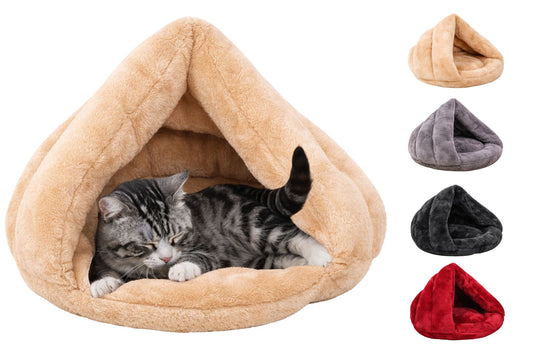 Cozy Pet Cave Bed 37x50x29cm 4 Asstd