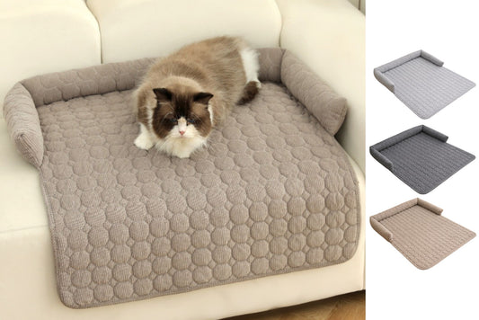 Dog Bed Sofa Protector Pet Mat 75x75cm 3 Asstd