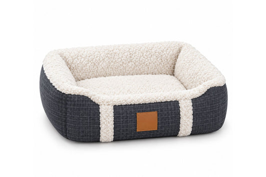 Delux Sherpa Pet Bed Rect. 60x45x17cm