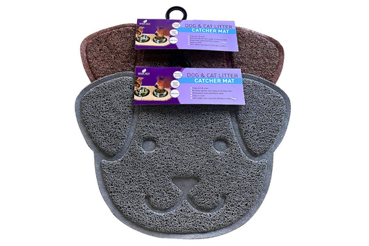 PVC Dog Head Pet Mat 30x40cm 2 Asstd