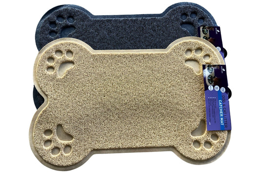 PVC Big Bone Pet Mat 40x60cm 2 Asstd