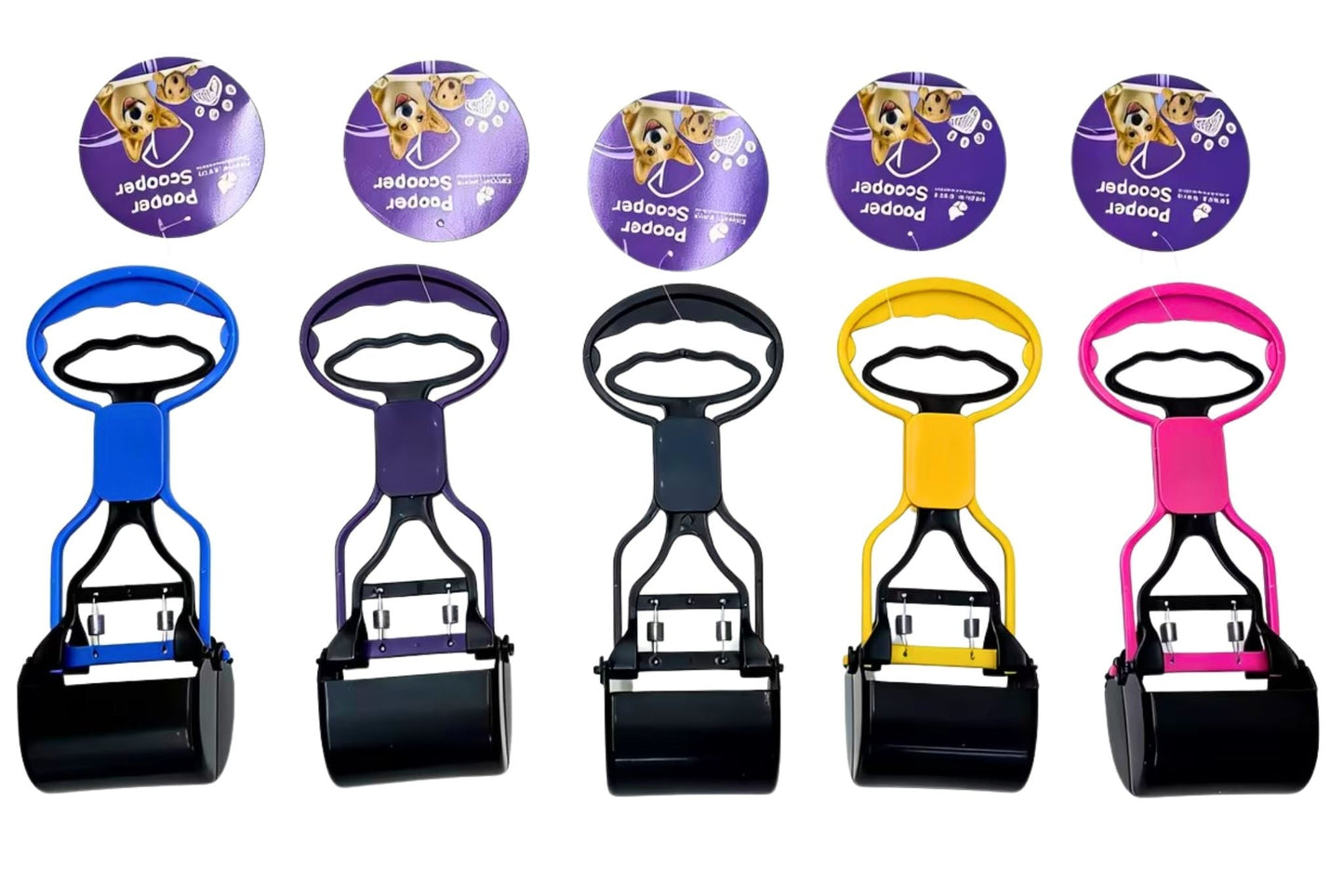 Dog Pooper Scooper 28cm 5 Asstd