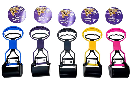 Dog Pooper Scooper 28cm 5 Asstd