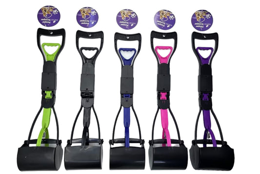 Foldable Dog Pooper Scooper 60cm 5 Asstd