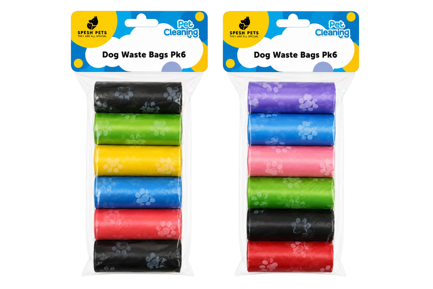 Dog Waste Bags Pk6