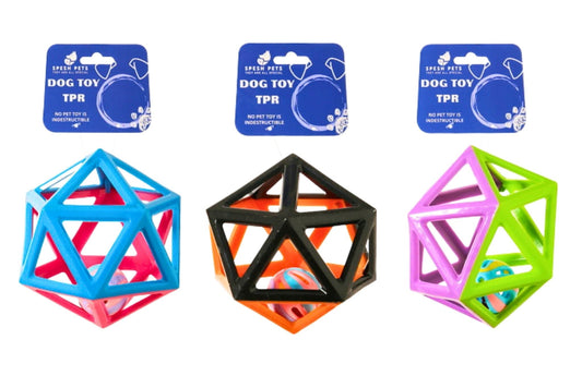 Pet Toy TPR 17cm 3 Asstd