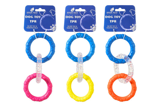 Dog Toy TPR 21.5cm 150g 3 Asstd