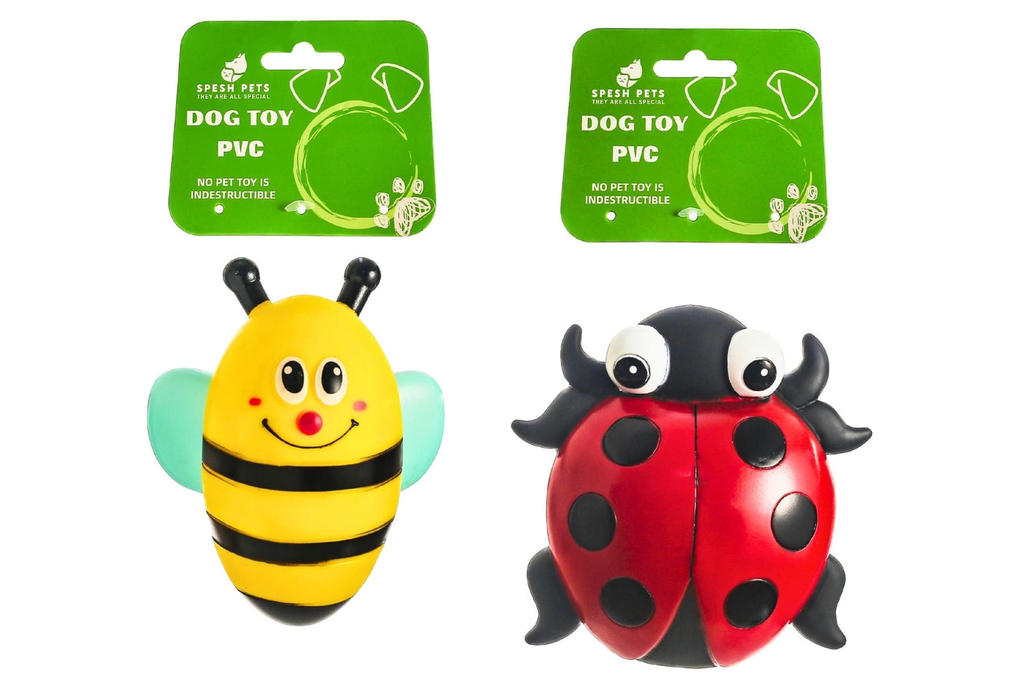 Dog Toy PVC 13cm 103g 2 Asstd