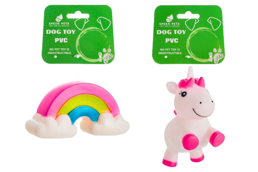 Dog Toy PVC 12cm 70g 2 Asstd