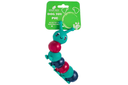 Dog Toy PVC 20cm 63g Caterpillar