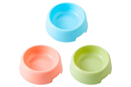 Pet Plastic Bowl 150ml 13.7x4.6cm 3 Asstd