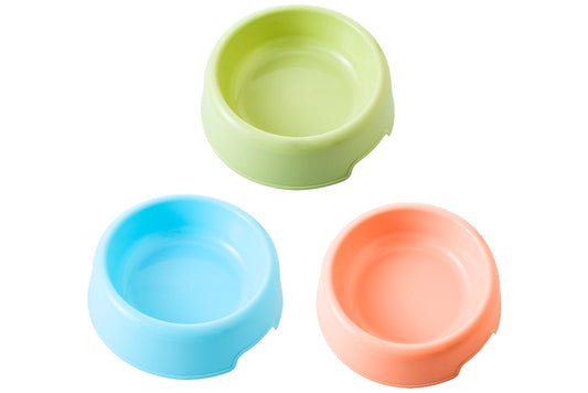 Pet Plastic Bowl 500ml 19.5x6cm 3 Asstd
