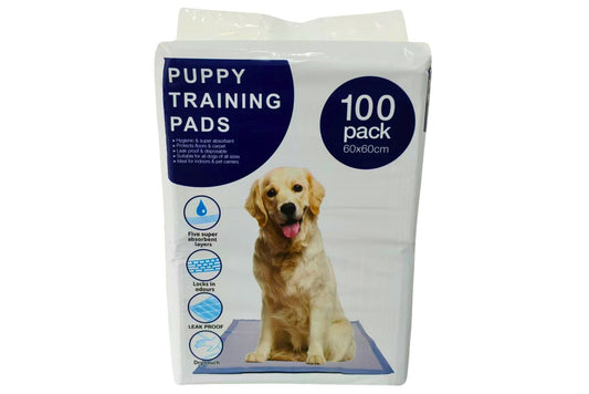 Puppy Training Pads 100pk 60x60cm 5-Layers