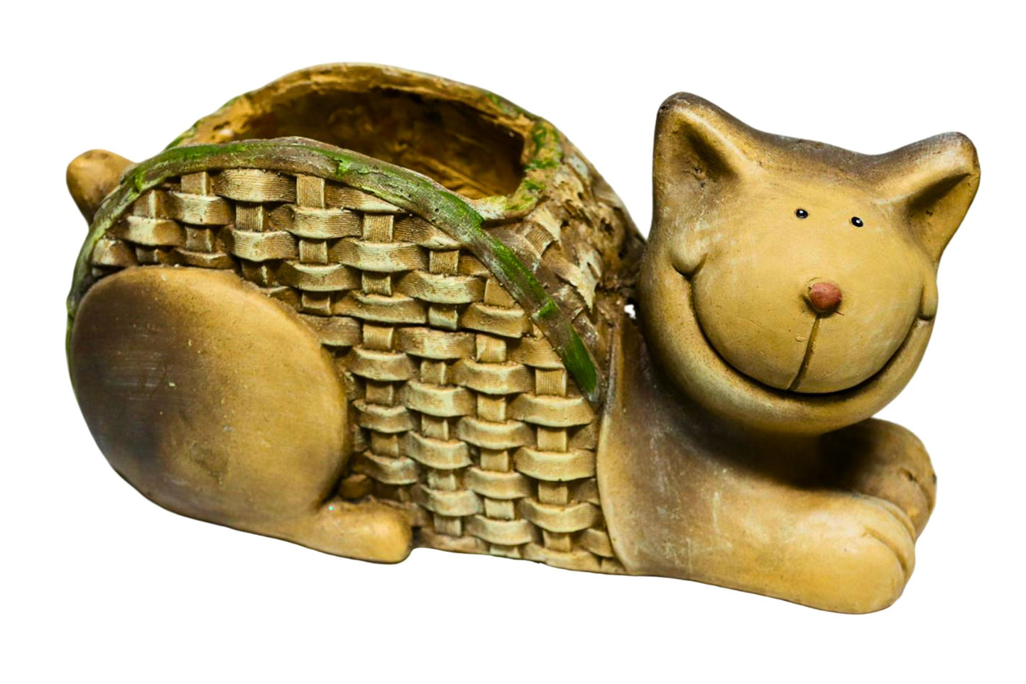 Braid Cat Planter 41x18x18cm