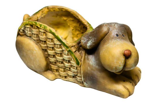 Braid Dog Planter 41x18x18cm