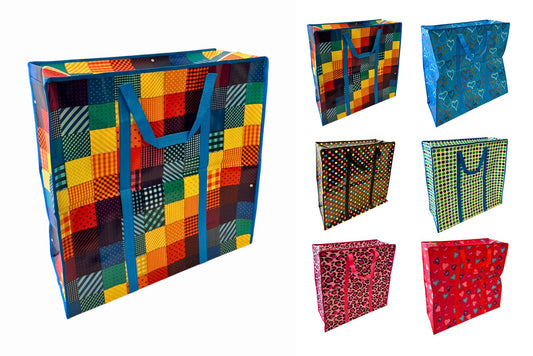 Heavy Duty Stripe Bag 70x70x30cm 6 Asstd