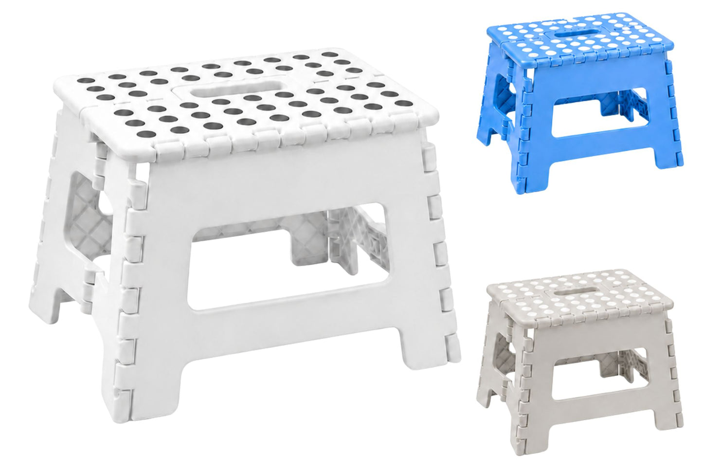 Folding Stool - Small  22cm 28x21x22cm 4 Asstd