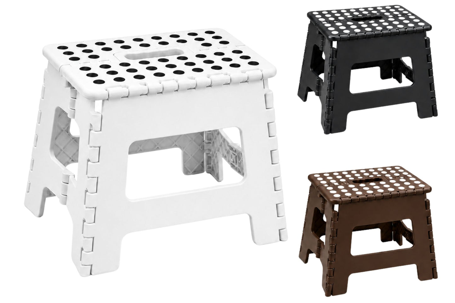 Folding Stool - Medium 28x21x32cm 3 Asstd