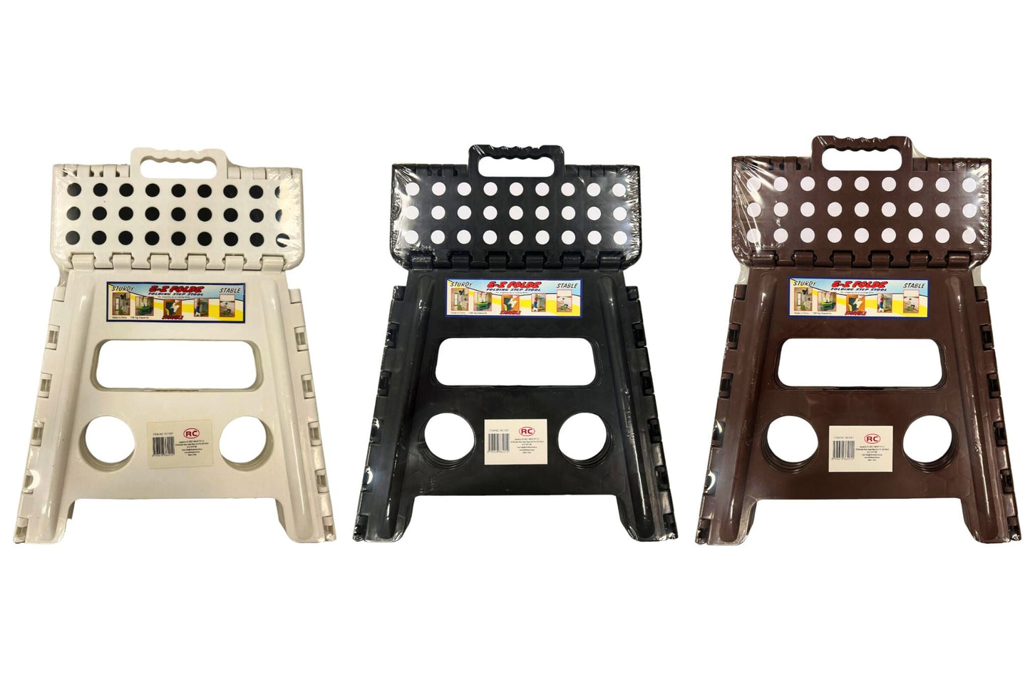 Folding Stool - Medium 28x21x32cm 3 Asstd