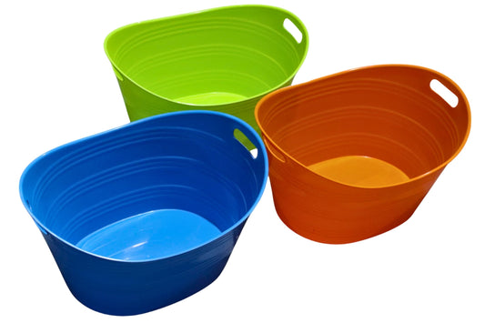 Oval Storage Tub 27L 3 Asstd