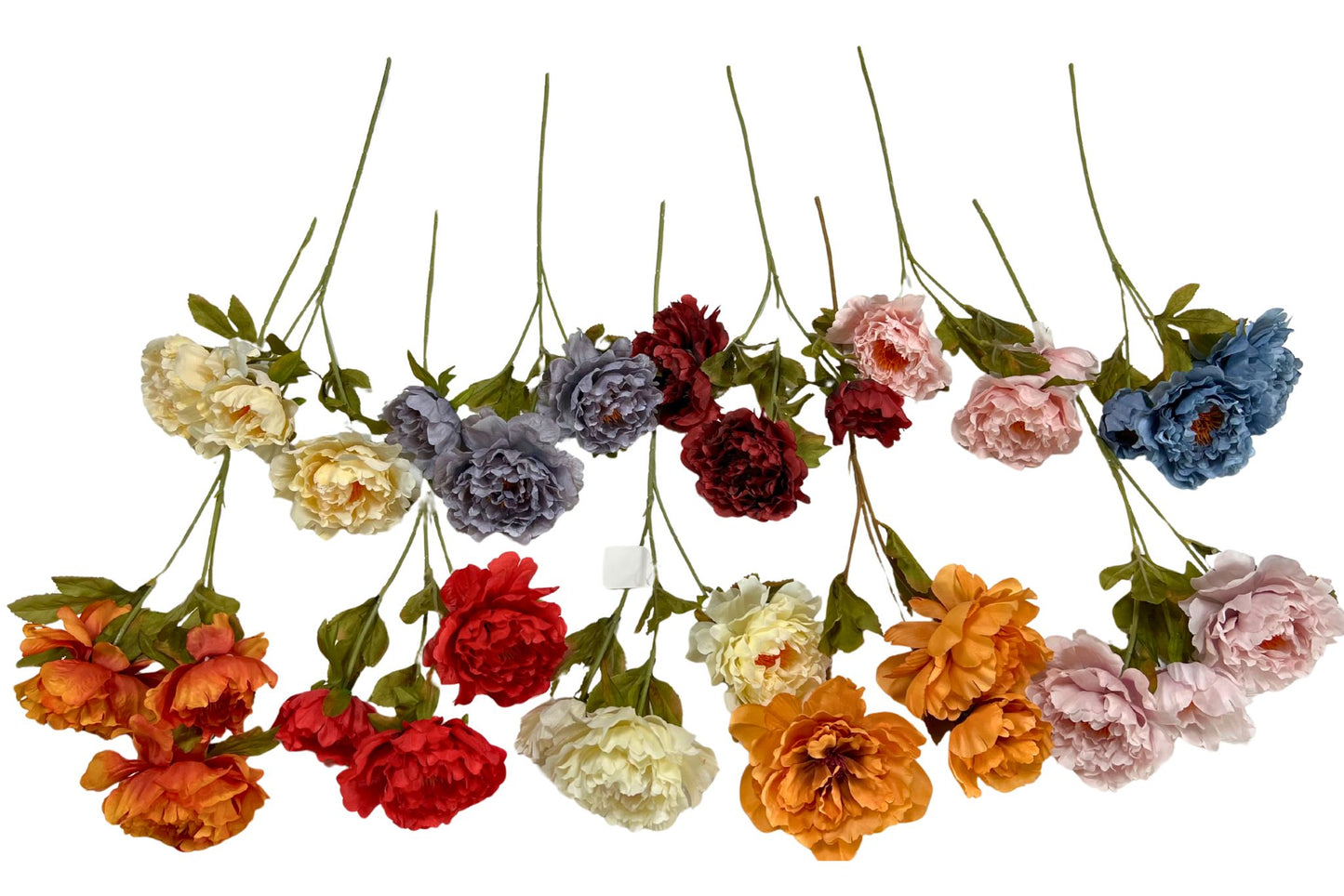 Single Stem 3 Heads Peony