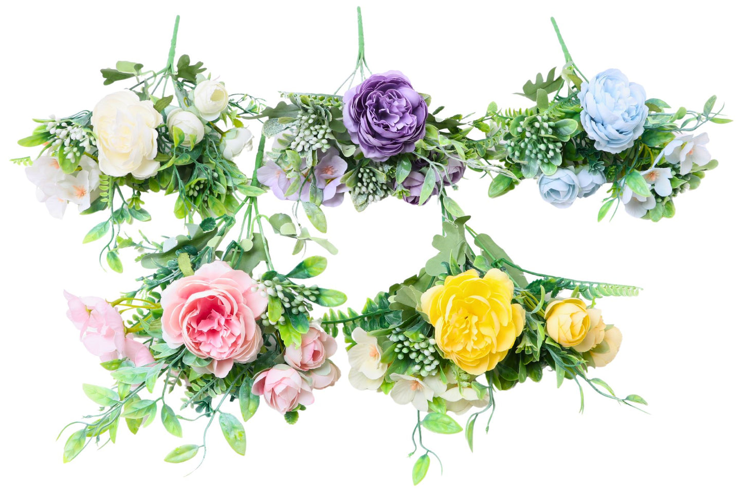 5 Branches Peony Set